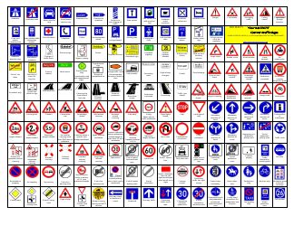 German Traffic Signs Cheat Sheet Download Printable PDF | Templateroller