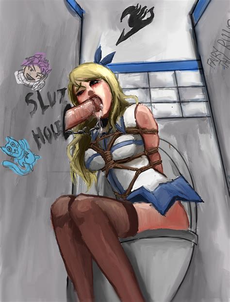 Lucy Discovers Guild Glory Hole By Ropepigments Hentai Foundry