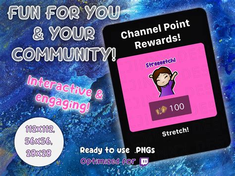 Twitch Icon Bundle Brunette Gal Engage Your Community Channel Reward Cute Cartoon Emote For