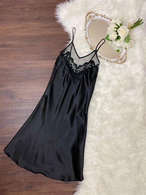 Vintage Victorias Secret Lingerie Slip Dress Gem