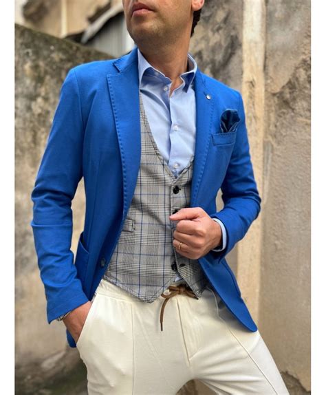 Giacca Uomo Sportiva Blu Elettrico Paul Miranda Giacche Uomo