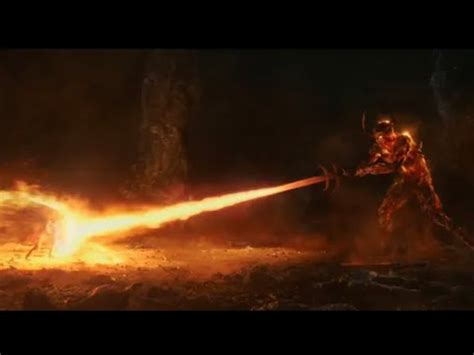 Thor Vs Surtur Muspelheim Battle Thor Ragnarock Imax Hd Youtube