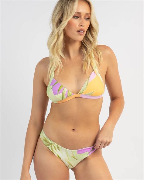 Shop Rip Curl Montego Bay Revo Cheeky Bikini Bottom In Multico Fast
