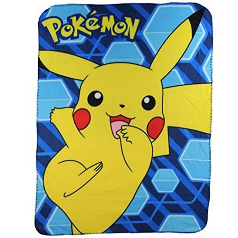 PokÃ©mon Pikachu Fleece Throw Blanket 45 X 60 Inches Pokemon Blanket Plush Throw Blankets