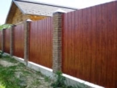 Профнастил для забора - виды, размеры, толщина и цвета профилированного ...