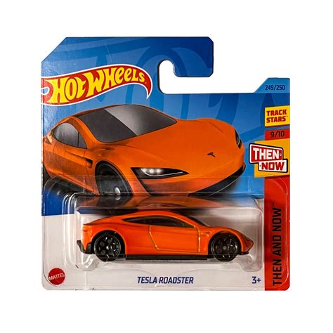 Masinuta Metalica Hot Wheels Tesla Roadster Portocaliu Emag Ro