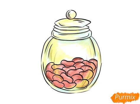 Как нарисовать фасоль поэтапно 5 уроков
