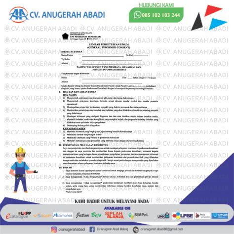 Lembar Persetujuan Umum General Consent