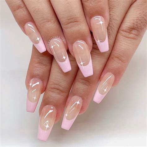 50 Trendy Pink Nails Thatre Perfect For Spring Baby Pink French Tip