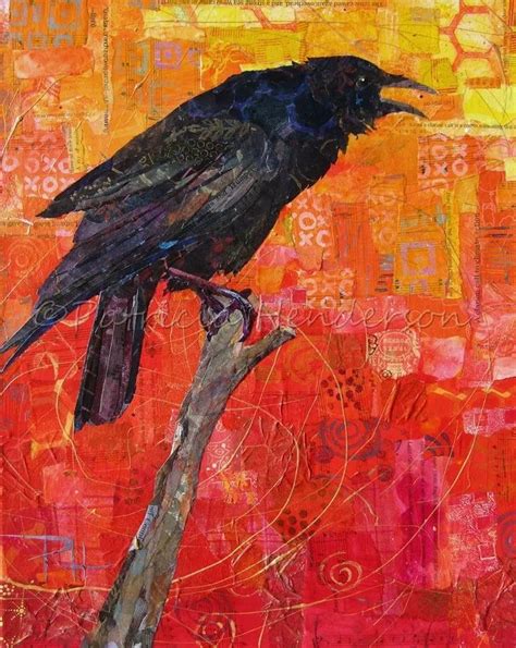 Pin By Judy Paton On Ravens And Crows Crow Painting Painting Paper