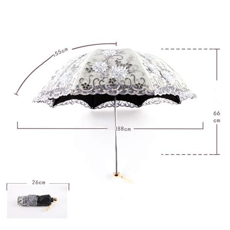 Купить Ins кружевной цветочный узор зонтик принцессы от дождя женский ...