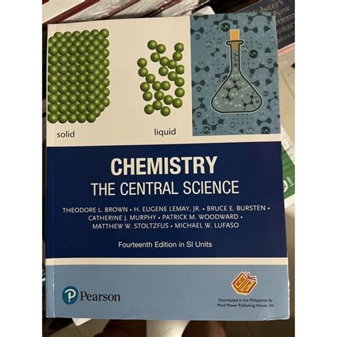 Chemistry The Central Science By Brown Th Edition In Si Units