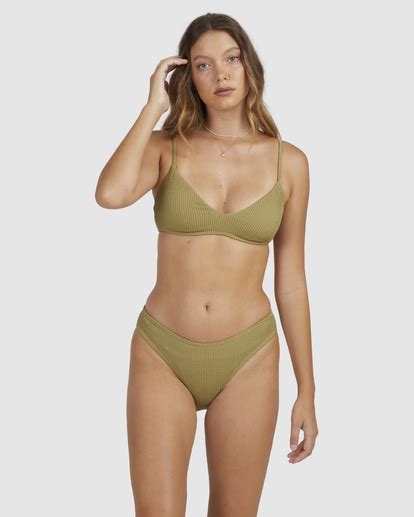 Summer High Bondi Bikini Bottom Olive Saltys Surf Skate