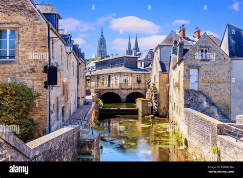 Bayeux Normandy In Northwestern France The Historic Centre The Notre