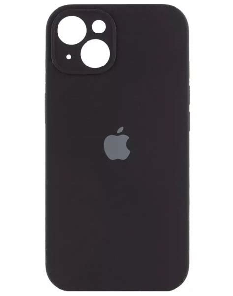 Apple iPhone 13 под оригинальный чёрный чехол, айфон 13 замша ...