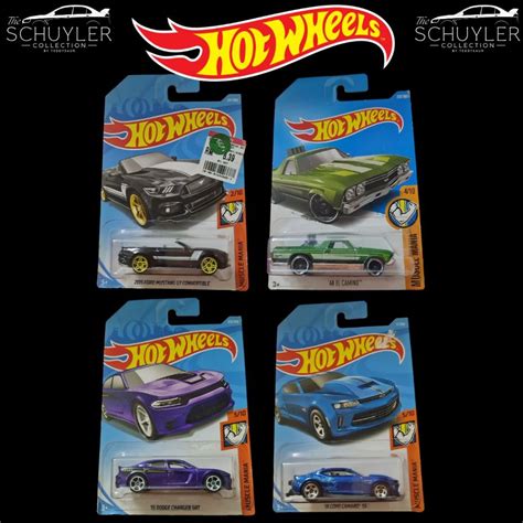 Hot Wheels Muscle Mania Series Mustang Charger El Camino Capo Camaro Monte Carlo