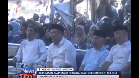 Calon Gubernur Sulawesi Tenggara Ruksamin Dekati 4 Parpol Pendukung