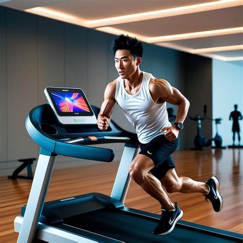 Muscular Bodybuilder Working Out In Gym Doing Exercises On Parallel Bars Athletic Male Naked