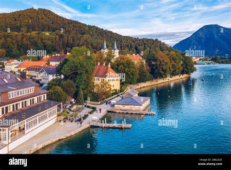 Tegernsee Germany Lake Tegernsee In Rottach Egern Bavaria Germany