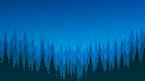 Night Forest Background Vector Art, Icons, and Graphics for Free Download