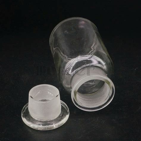 250ml Clear Glass Jar Wide Mouthed Reagent Bottle Chemical Experiment Ware Ebay