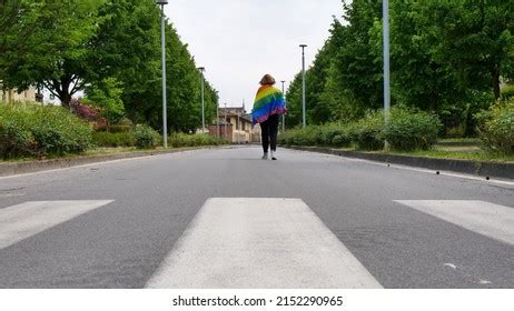 Bisexual Lesbian Female Transgender Walk Lgbt Stock Photo 2165408139 Shutterstock