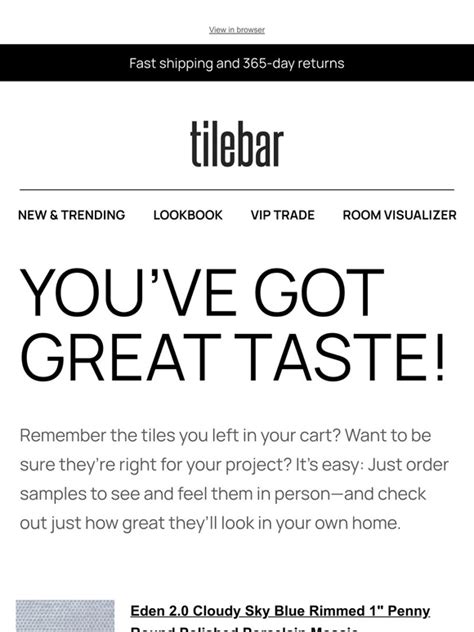 Tilebar Did You See Something You Like Milled