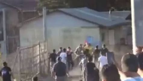 Un partido de fútbol amateur en Chile terminó con una feroz pelea entre jugadores y balazos