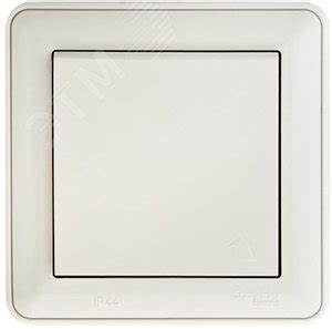 W59 Розетка скрытая с заземлением с крышкой IP44 белая артикул RS16 ...