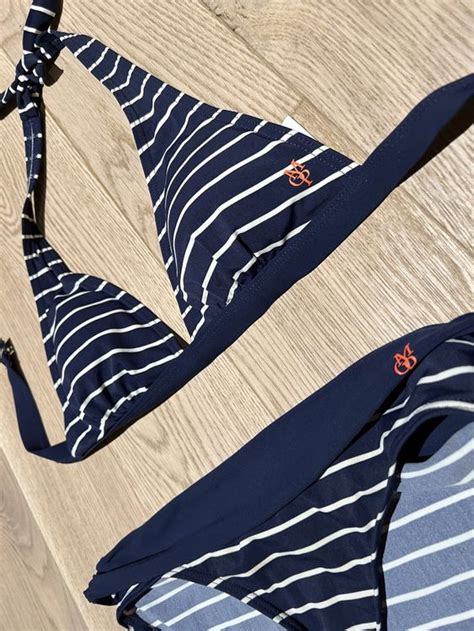 Marco Polo Bikini Größe S blau weiß gestreift Gebraucht in Steinhausen für CHF 25 mit