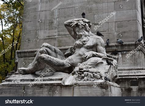 Central Park Nude Man Statue Roman Stock Photo Shutterstock
