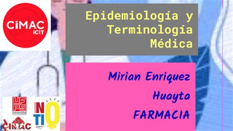 Epidemiología y Terminología Médica by lizbeth enriquez huayta on Prezi