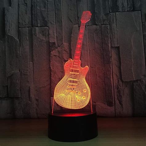 Serie De Instrumentos De Guitarra Luces Nocturnas D Para Ni Os Luz