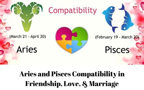 Aries And Pisces Compatibility In Friendship Love Marriage