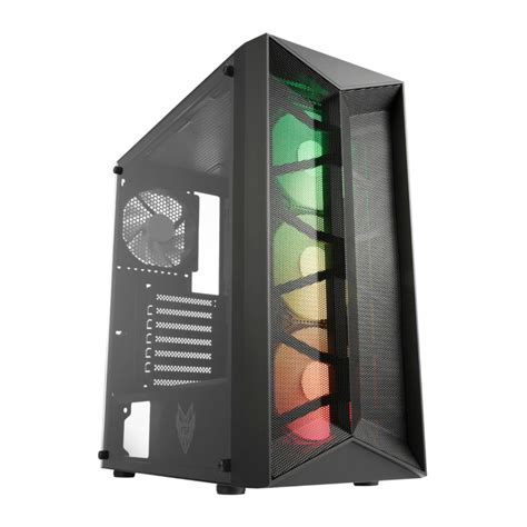 FSP CMT211A ATX Micro ATX Mini ITX ARGB Mid Tower Gaming Chassis