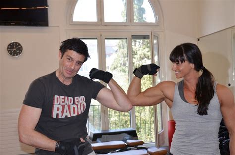 Cindy Landolt In Red Lingerie Cindy Training