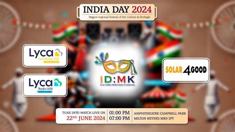 Lyca Radio Lyca Gold Streaming Live From India Day Milton Keynes 2024