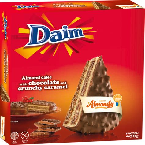 Daim Cake | fryst Daimtårta med choklad - Almondy