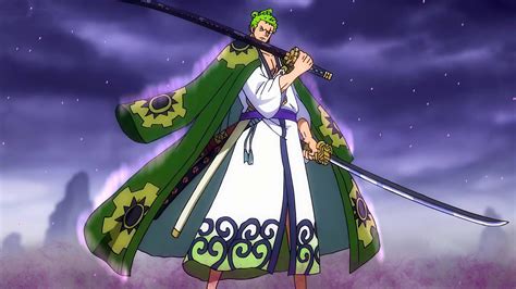 Roronoa Zoro Anime From One Piece Mobile Live Wallpaper