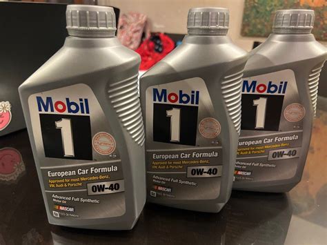 Mobil 1 European Car Formula 0W-40, Car Accessories, Accessories on ...