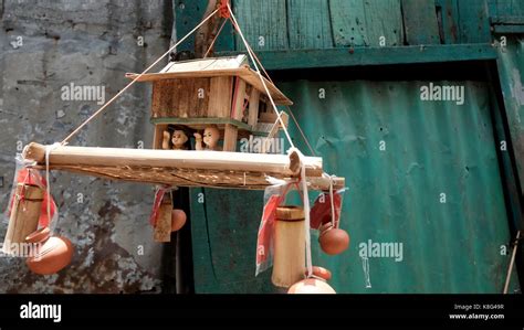 Bamboo Bird House Poor People Living In Cinder Block Shacks Poverty