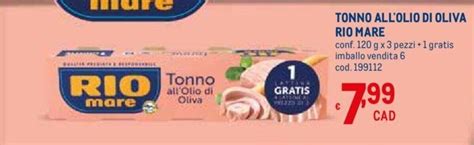 Rio Mare Tonno All Olio Di Oliva G X Pezzi Gratis Offerta Di