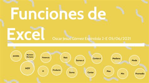 Funciones de excel by Oscar Jesus Gomez Espindola on Prezi