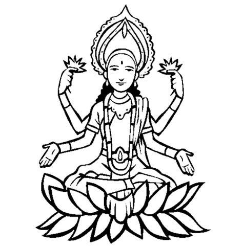 Saraswati Mata Logo Black And White - ClipArt Best