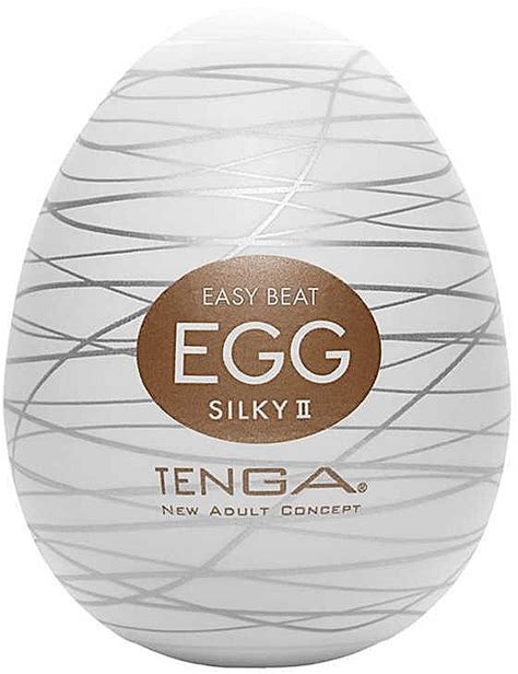 Tenga Easy Beat Egg Silky II Disposable Masturbator Egg Makeup Uk