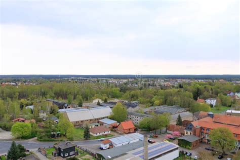 Arial Photo Of The Landscape In Germany In Eberswalde Brandenburg From