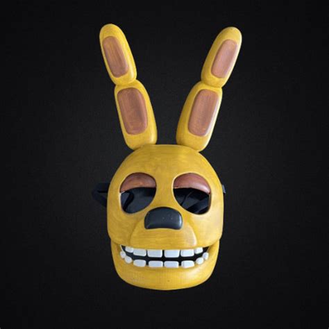 Fnaf Springbonnie Wearable Mask D Model Stl Fnaf Etsy Uk