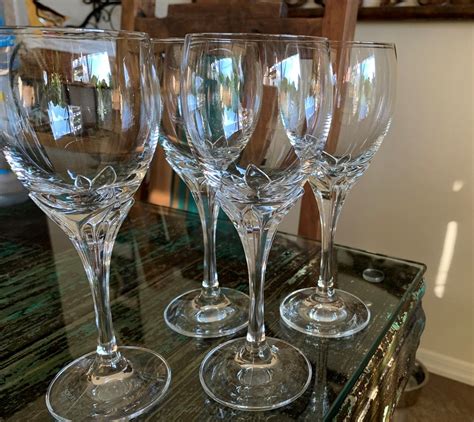 Set Of Four Labelle Water Wine Goblets By Schott Zwiesel