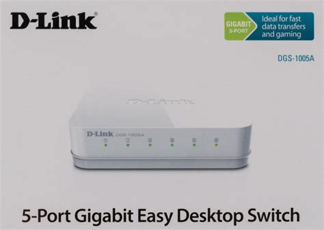 Коммутатор D-Link DES-1005D. Назначение, параметры и порядок настройки
