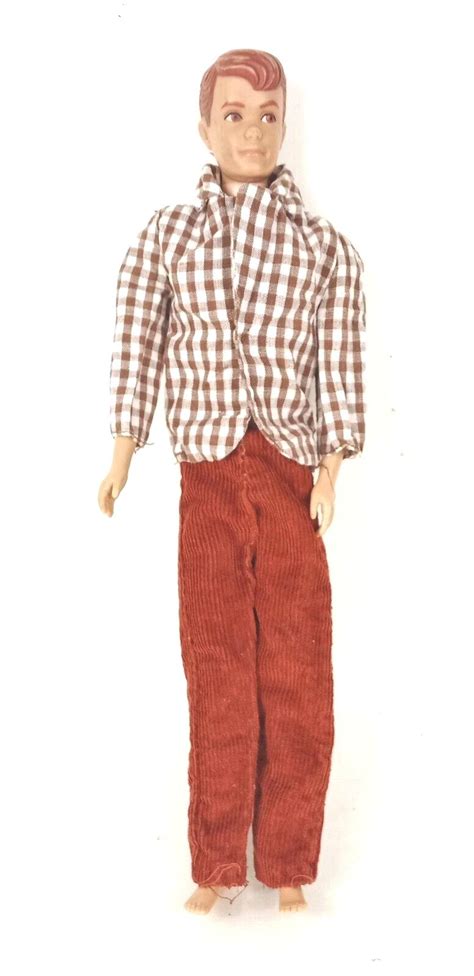 Vintage Blonde Ken Doll Mattel S Hard Body Barbie Hawthorne Calif Stamp